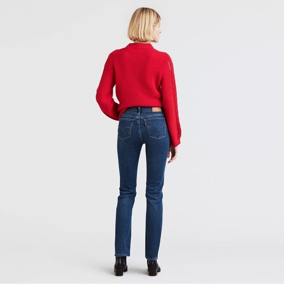 724 Levi High Rise Slim Straight Stellar Stretch SZ 25 NWT 💕💕 - Picture 3 of 3